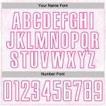 Jersey Soccer Uniform Custom White Shape Geometric Sublimation Sports Pink